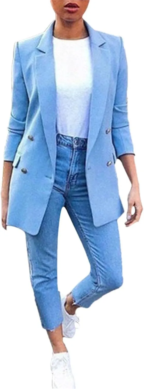Blazers for Women Business Casual Tweed Women's Cardigan Long Sleeve Causal Novelty Top Fit It Oversized Cardigan