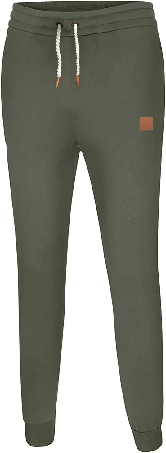 Cargo Sweatpants for Men Big and Tall Casual Fashion Joggers Comfortable Basic Pants Sport Daily Workout Pants Men's