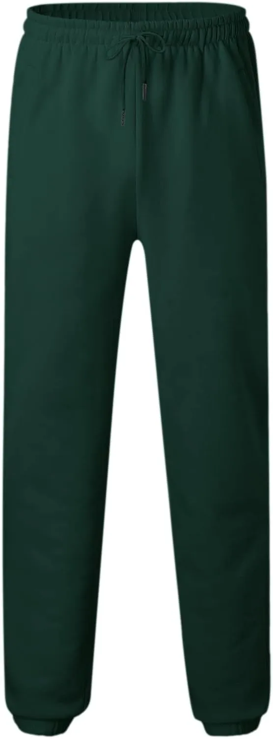 Cargo Sweatpants for Men Big and Tall Gym Sweatpants Men's Cargo Pants with Pockets Cotton Sweatpants Casual Athletic