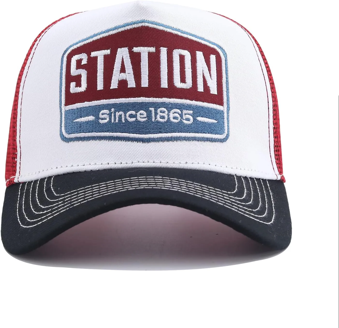 Fashion Structured Mesh Back Trucker Cap Breathable Baseball Caps Adjustable Snapback Hats for Men Hip Hop Umpire Hat