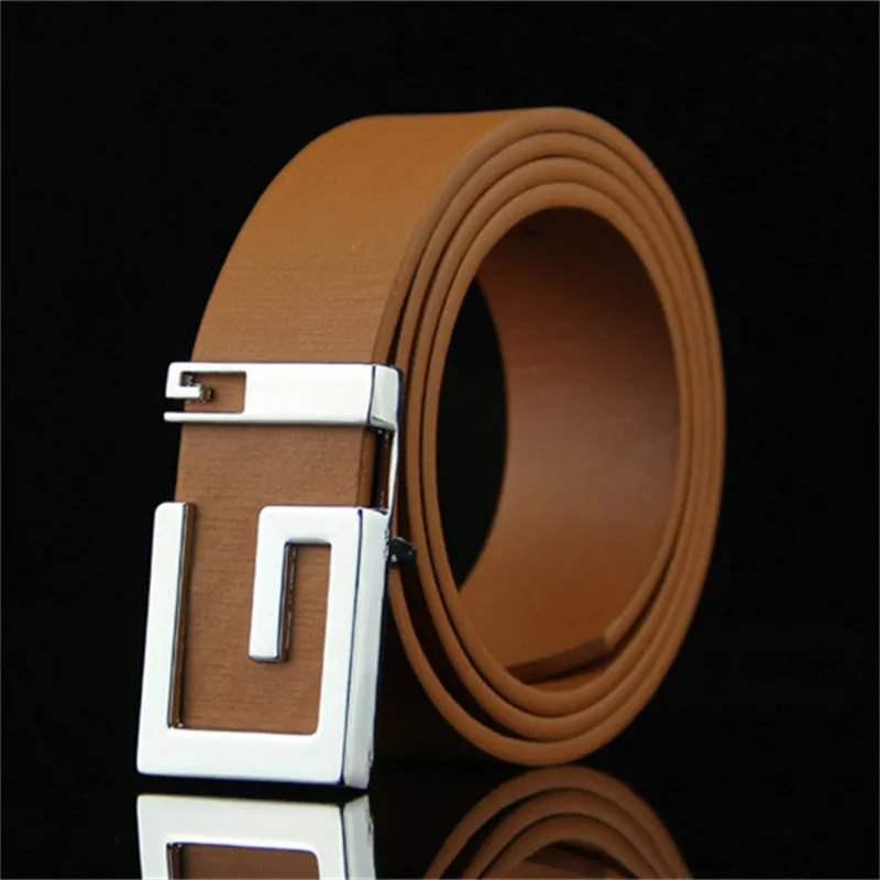 Ficia Simple Smooth Buckle Belts