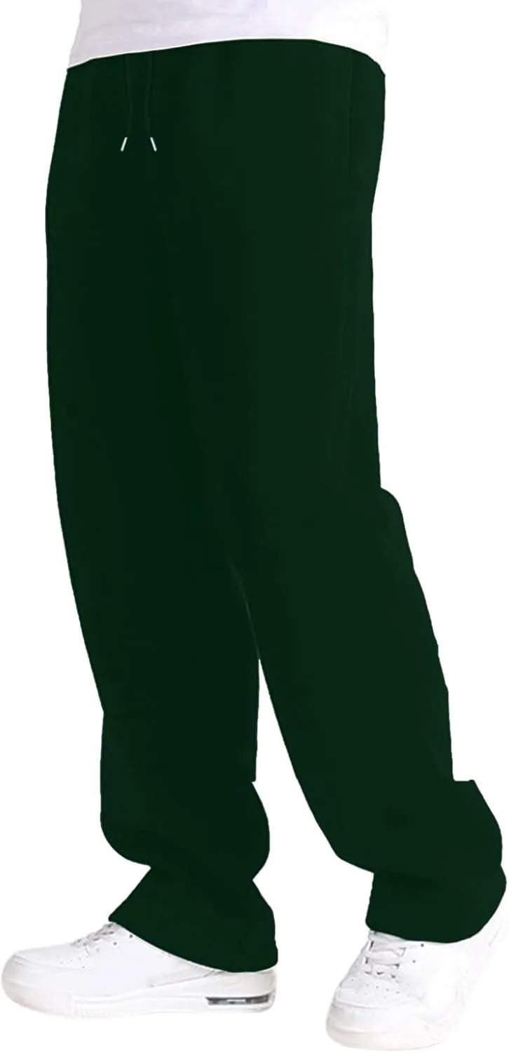 FZVYD Men's Sweatpants Athletic Lounge Pants Elastic Waist Drawstring Casual Joggers Relaxed Tapered Trousers with Pockets