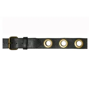 Grommet Belt - Chocolate