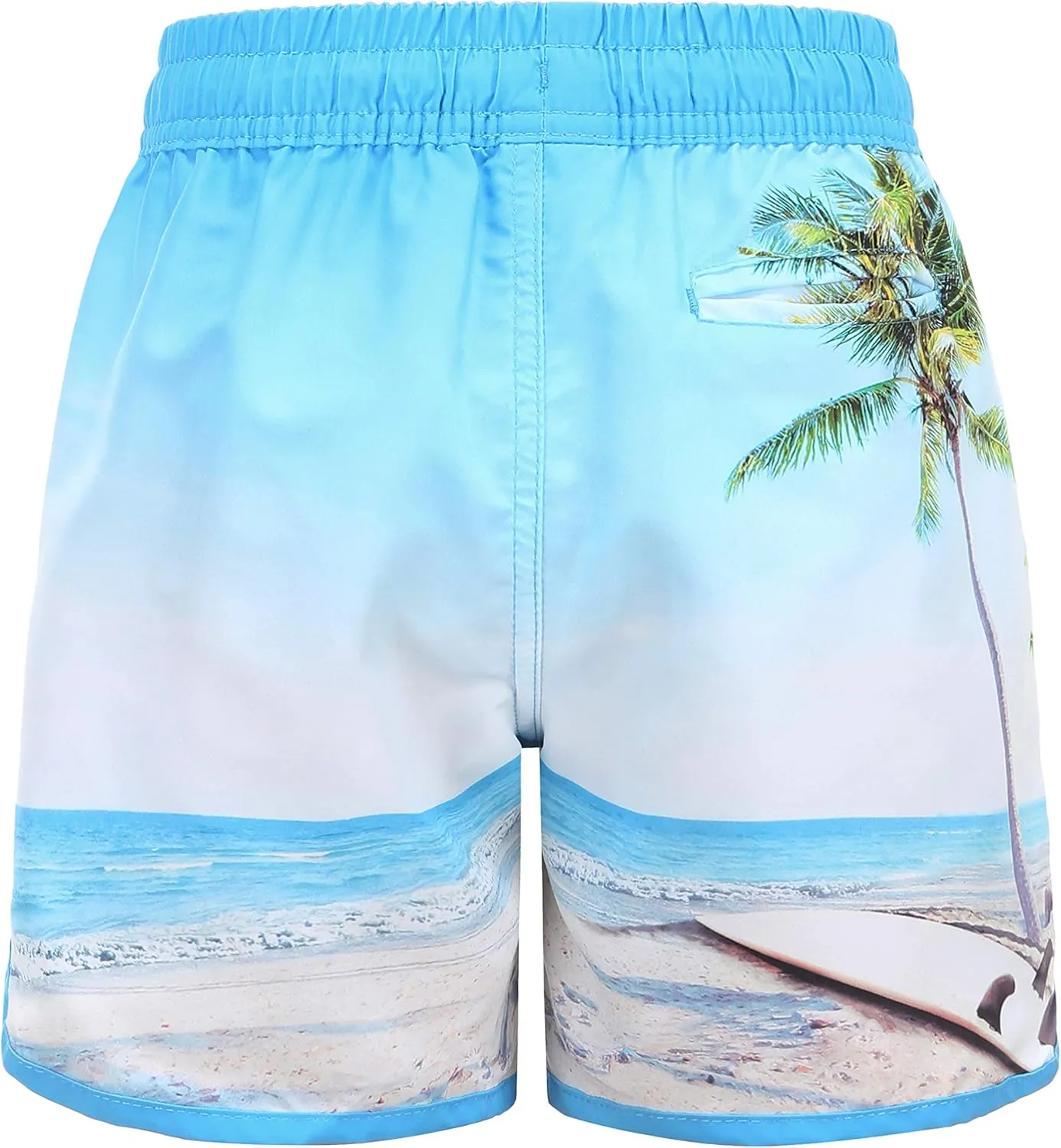 HowJoJo Kids Dinosaur Swim Trunks Boys Quick Dry Swim Shorts 3D Print Beach Shorts UPF 50 