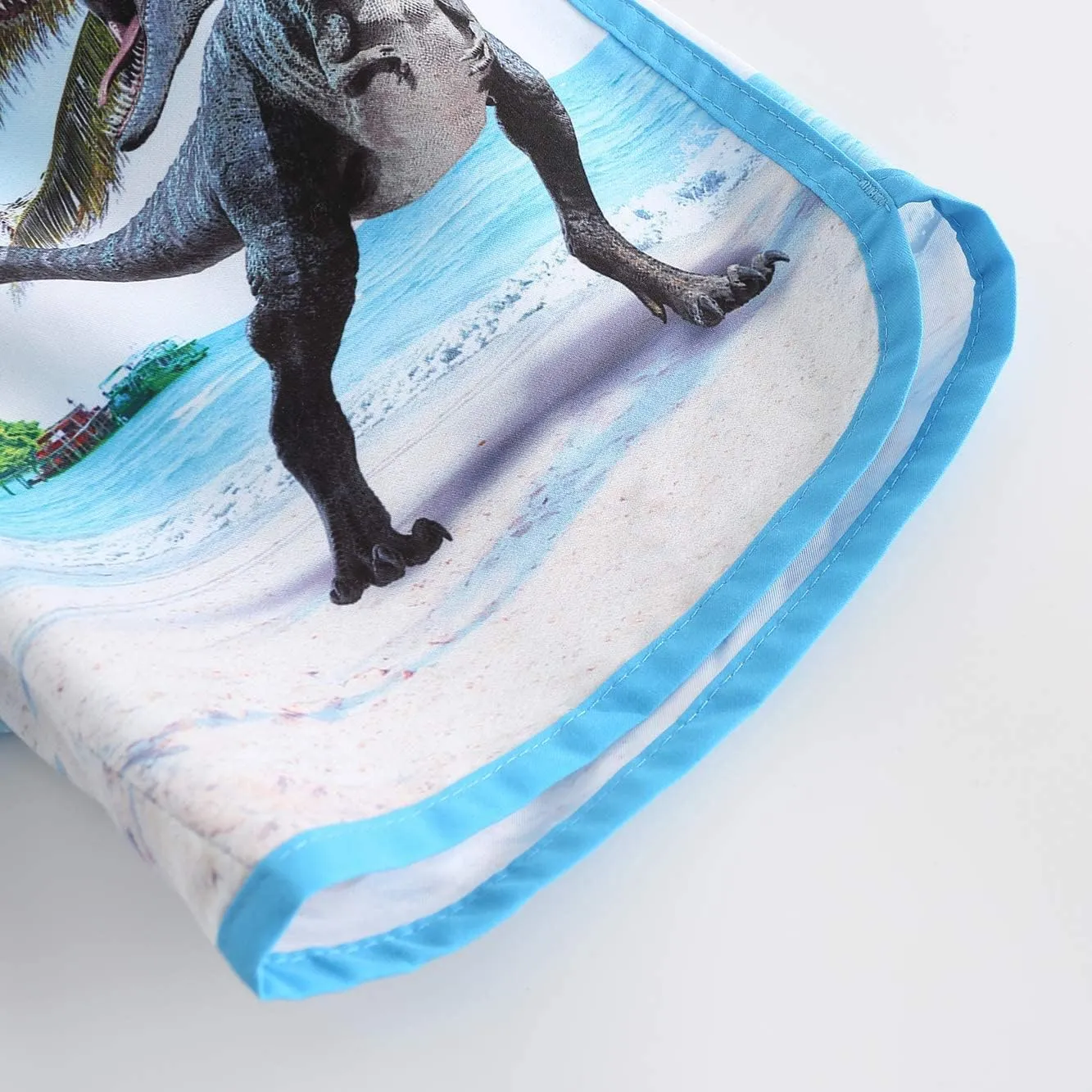 HowJoJo Kids Dinosaur Swim Trunks Boys Quick Dry Swim Shorts 3D Print Beach Shorts UPF 50 