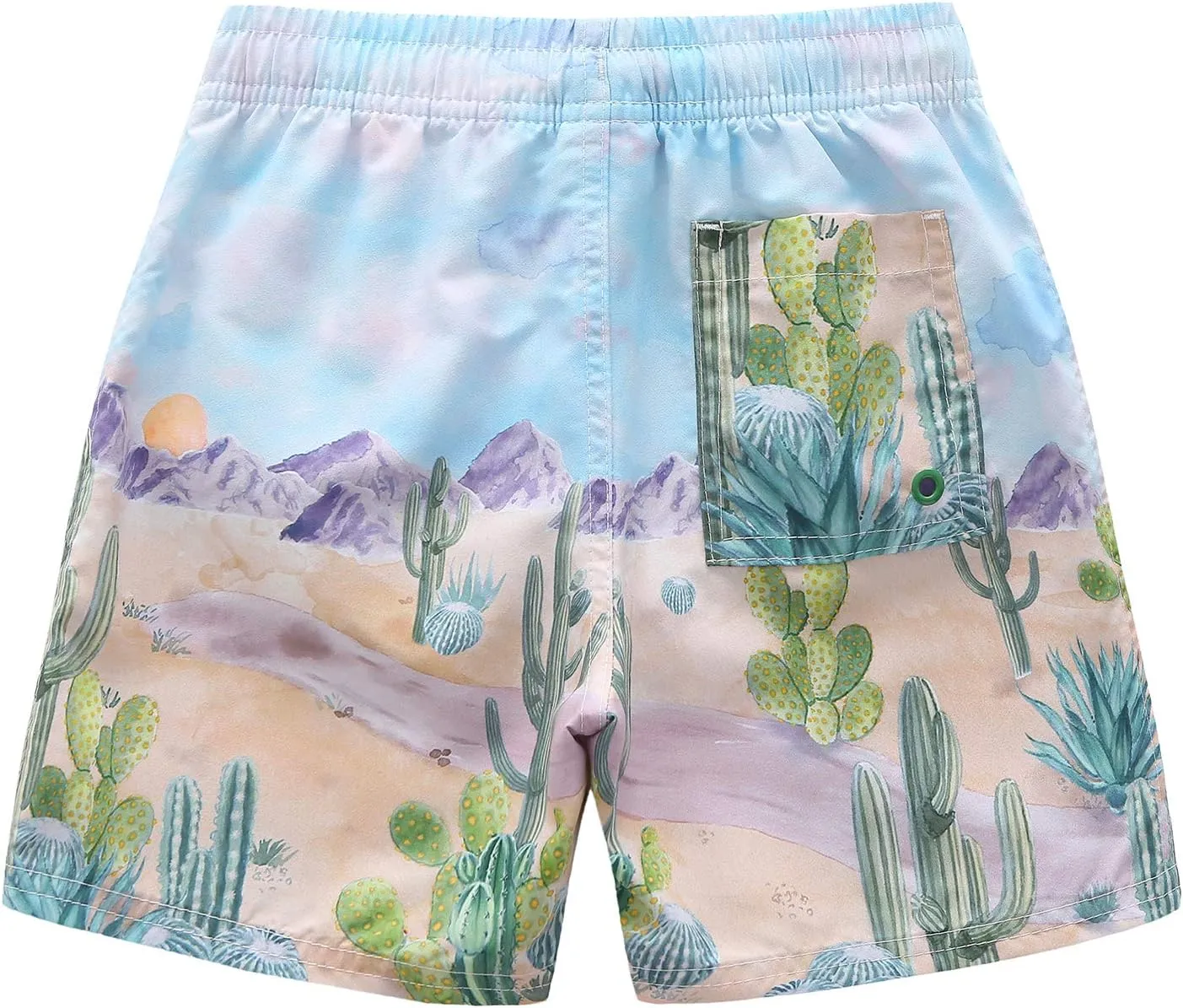 HowJoJo Kids Dinosaur Swim Trunks Boys Quick Dry Swim Shorts 3D Print Beach Shorts UPF 50 