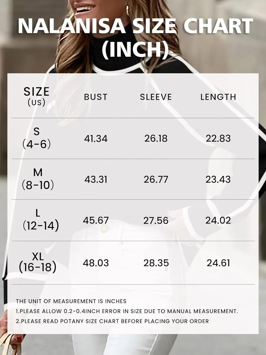 NALANISA Women's Mock Turtleneck Sweaters 2025 Fall Winter Casual Long Sleeve Color Block Pullover Sweater Soft Knitted Tops
