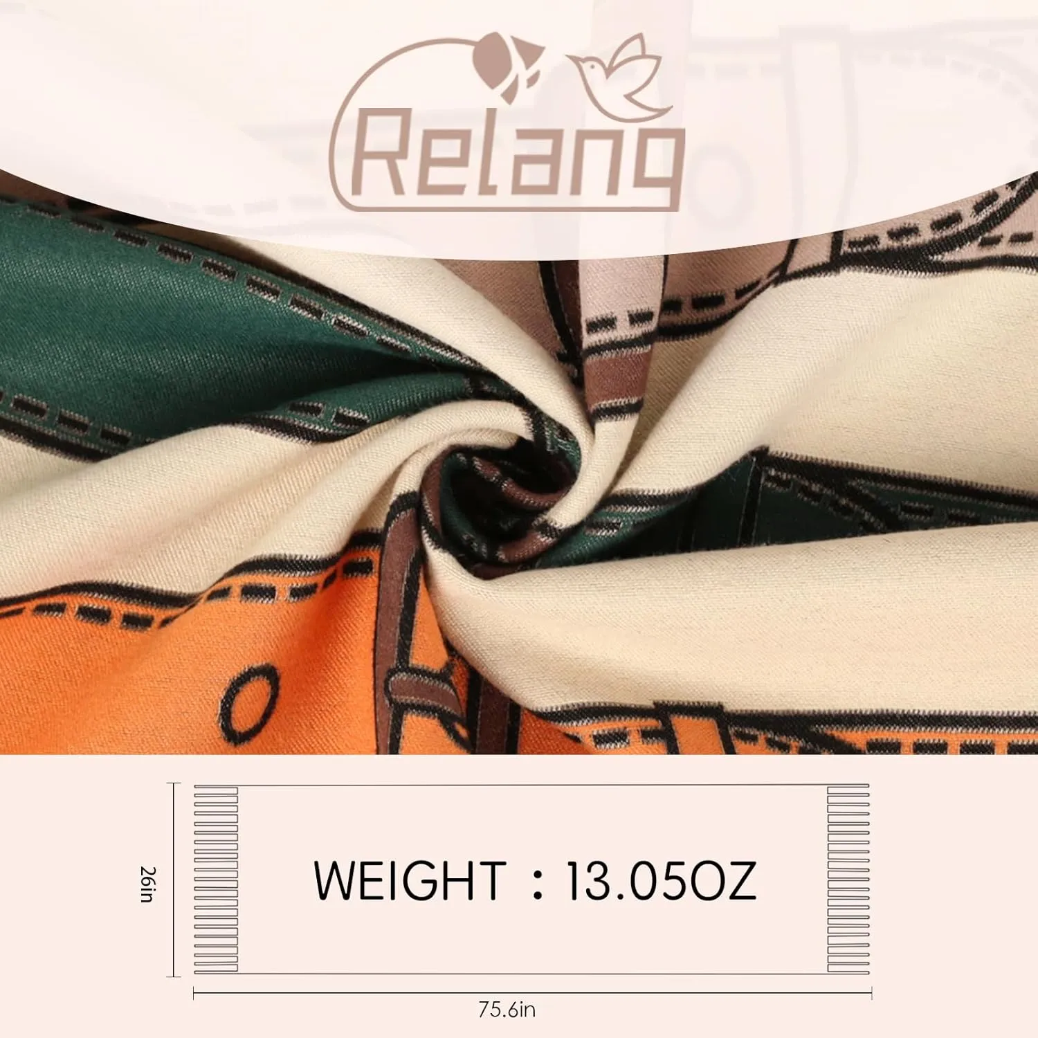 Relang Scarfs for Women Pashmina Silky Shawl Wrap for Evening Dressing Blanket Open Front Poncho Cape