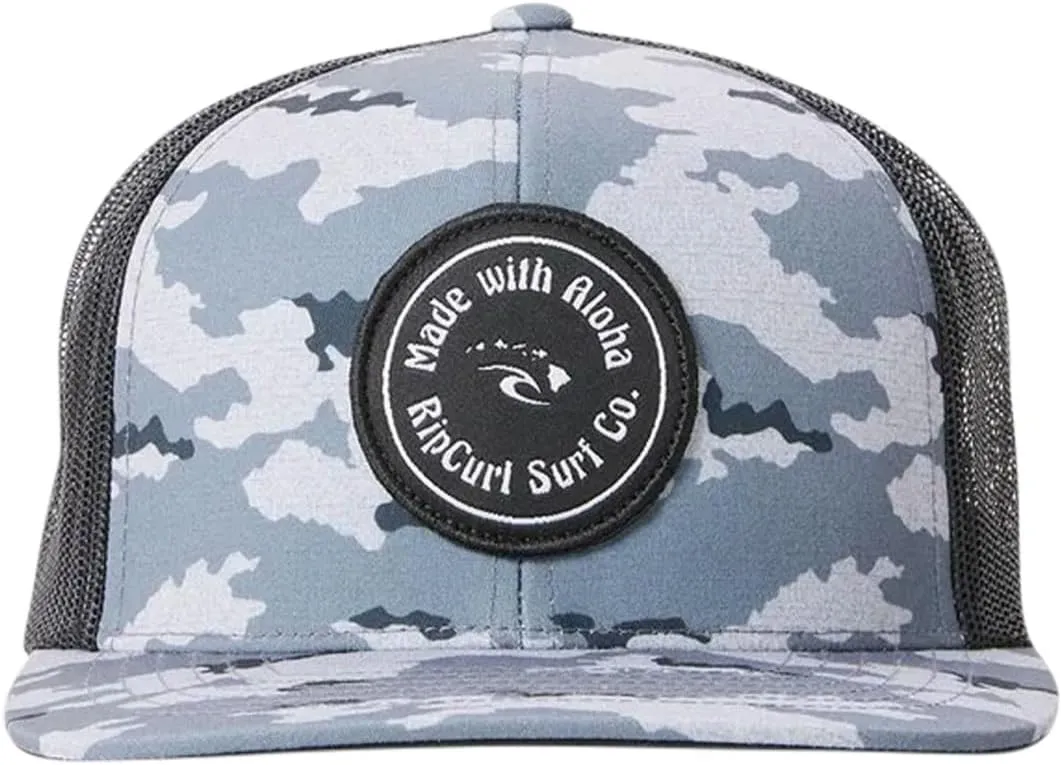 Rip Curl Destinations Trucker Hat, Mesh Back Cap, Snapback for Men, Adjustable