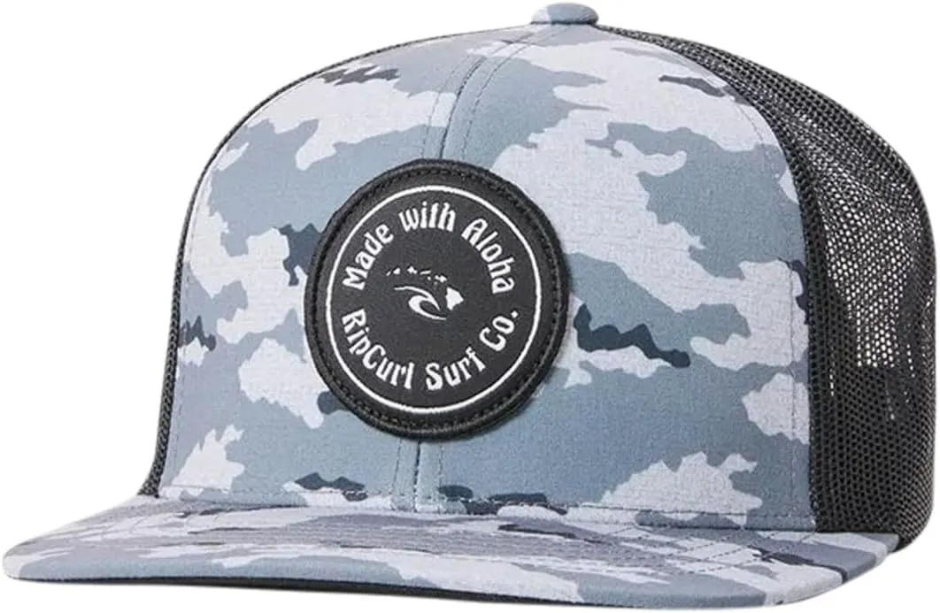 Rip Curl Destinations Trucker Hat, Mesh Back Cap, Snapback for Men, Adjustable