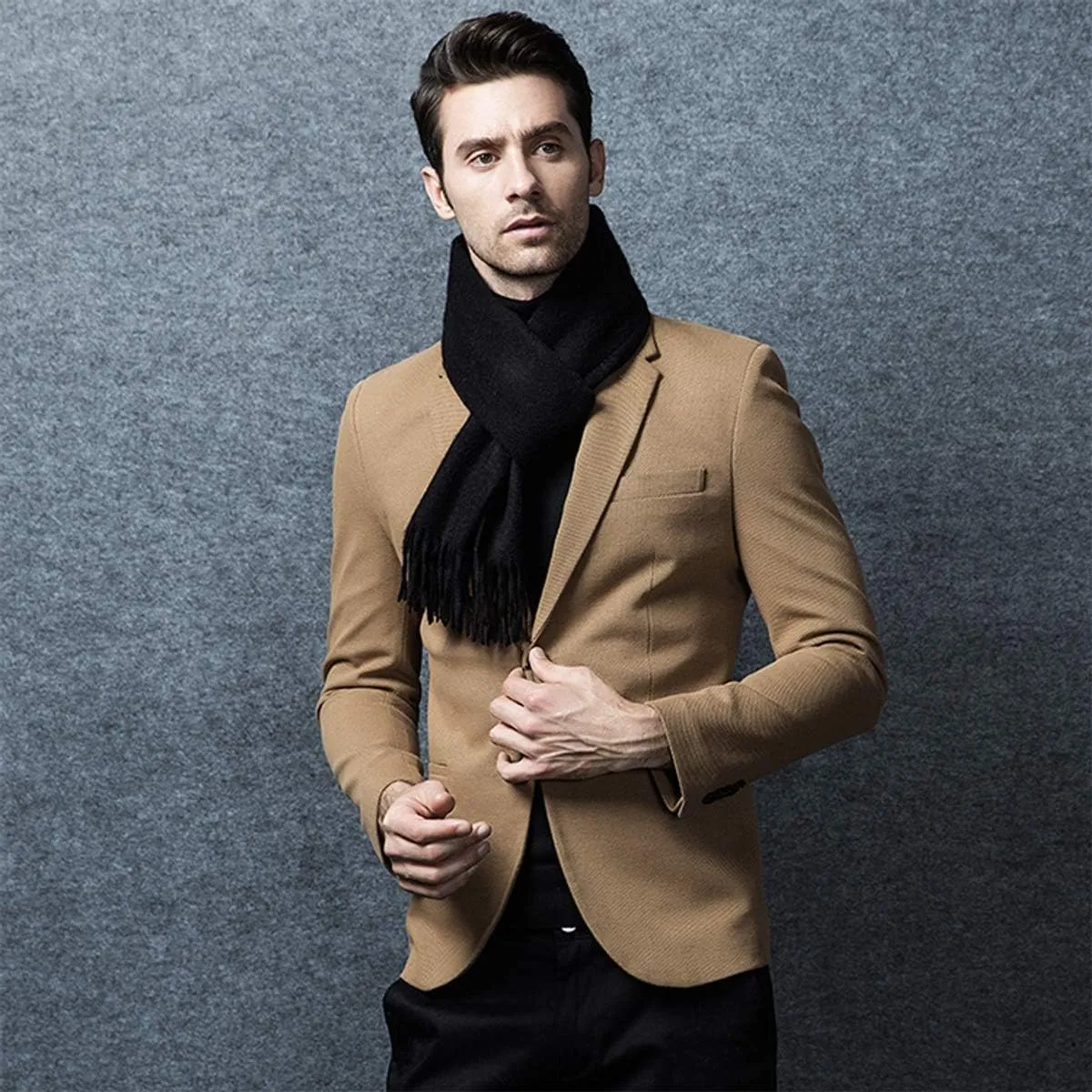 Roll Up Cashmere Classic Soft Luxurious Long Winter Cold weather Scarf Wrap Shawl Scarves Blanket unisex seasonal Gift Ideas