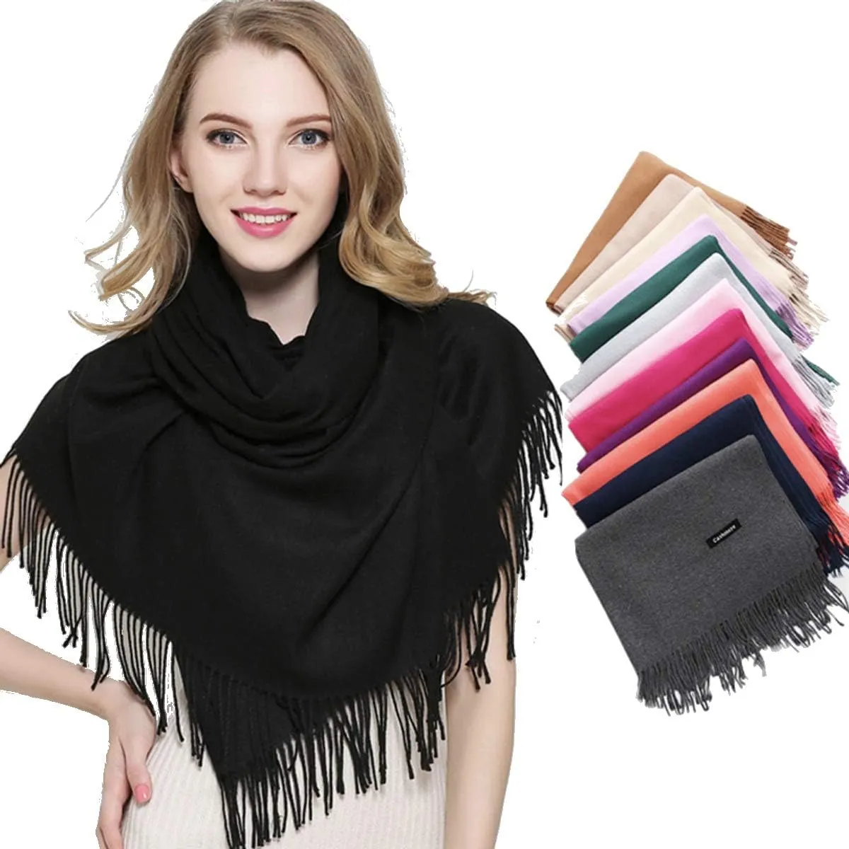 Roll Up Cashmere Classic Soft Luxurious Long Winter Cold weather Scarf Wrap Shawl Scarves Blanket unisex seasonal Gift Ideas