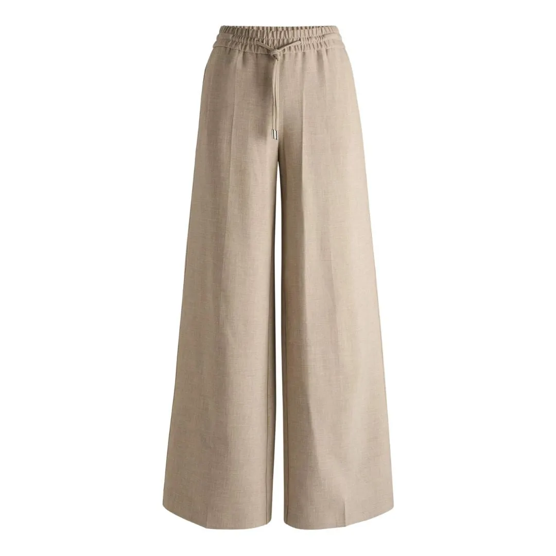 Tamaya Oversized Melange Twill Trousers 50518871
