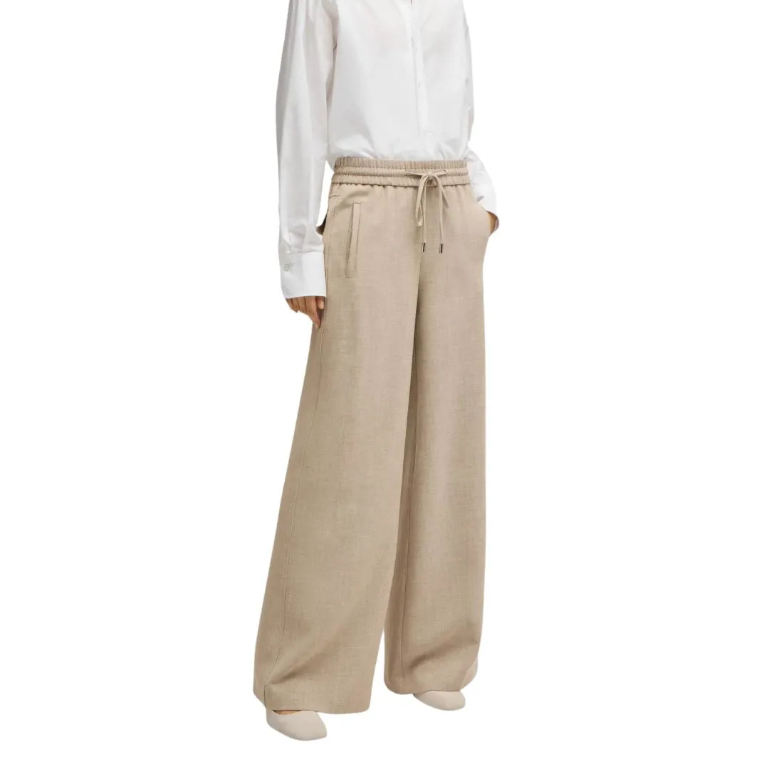 Tamaya Oversized Melange Twill Trousers 50518871