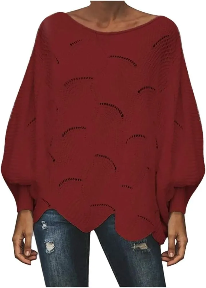 Winter Sweaters for Women Long Sleeve Chunky Cable Knit Sweater Warm Comfy Soft Loose Fit Fashion Outfits Pullover