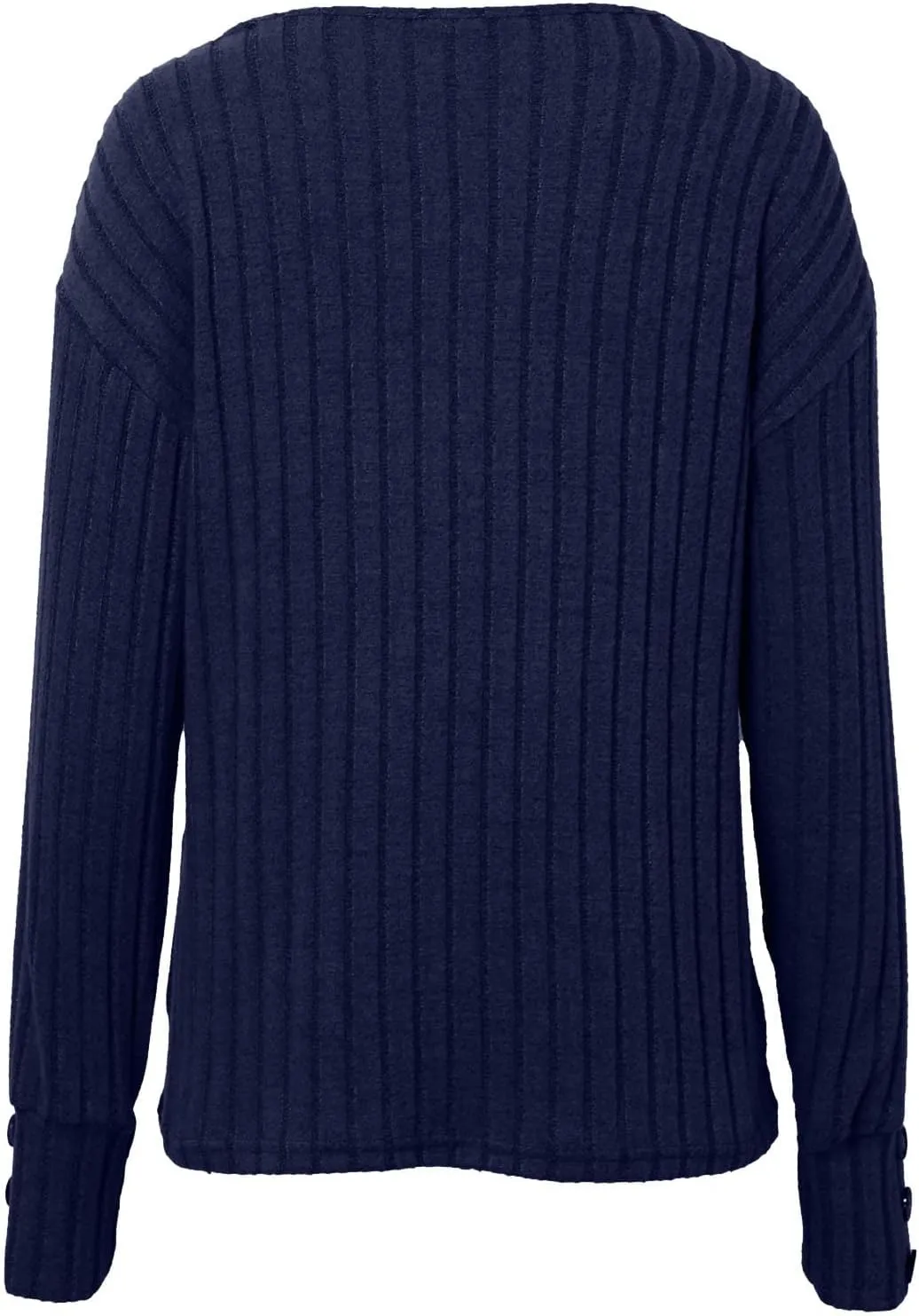 Womens Soft Long Sleeve V Neck Shirts Knitted Pullover Tunics Tops Casual Fall Lightweight Cozy Sweaters 2024